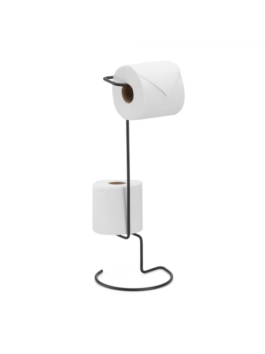 Porta Papel Higiênico c/ Dispenser Black - Arthi