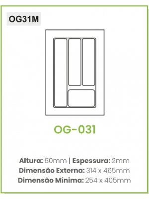 Organizador de Talheres OG-031- FERGRAF