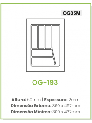 Organizador de Talheres OG-193 - FERGRAF