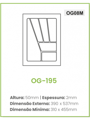 Organizador de Talheres OG-195 - FERGRAF