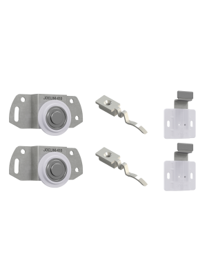 Sistema deslizante JM 410 para portas de 15mm - 20mm Kit   