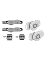 Sistema deslizante JM 443 para portas de 15mm - 20mm Kit   