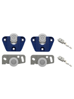 Sistema deslizante JP 25 para portas de 15mm - 20mm Kit   