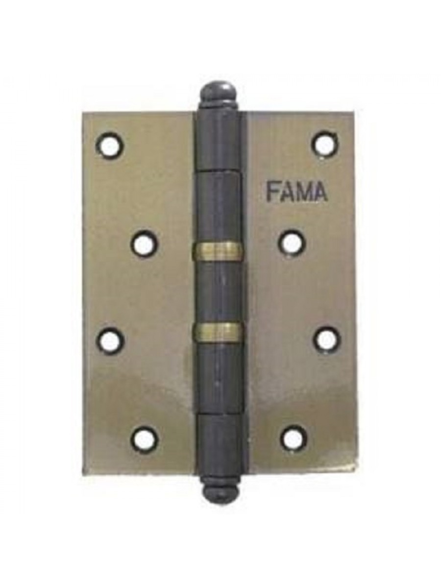 Dobradiça Reforçada 4" x 3" Com Anel - FAMA