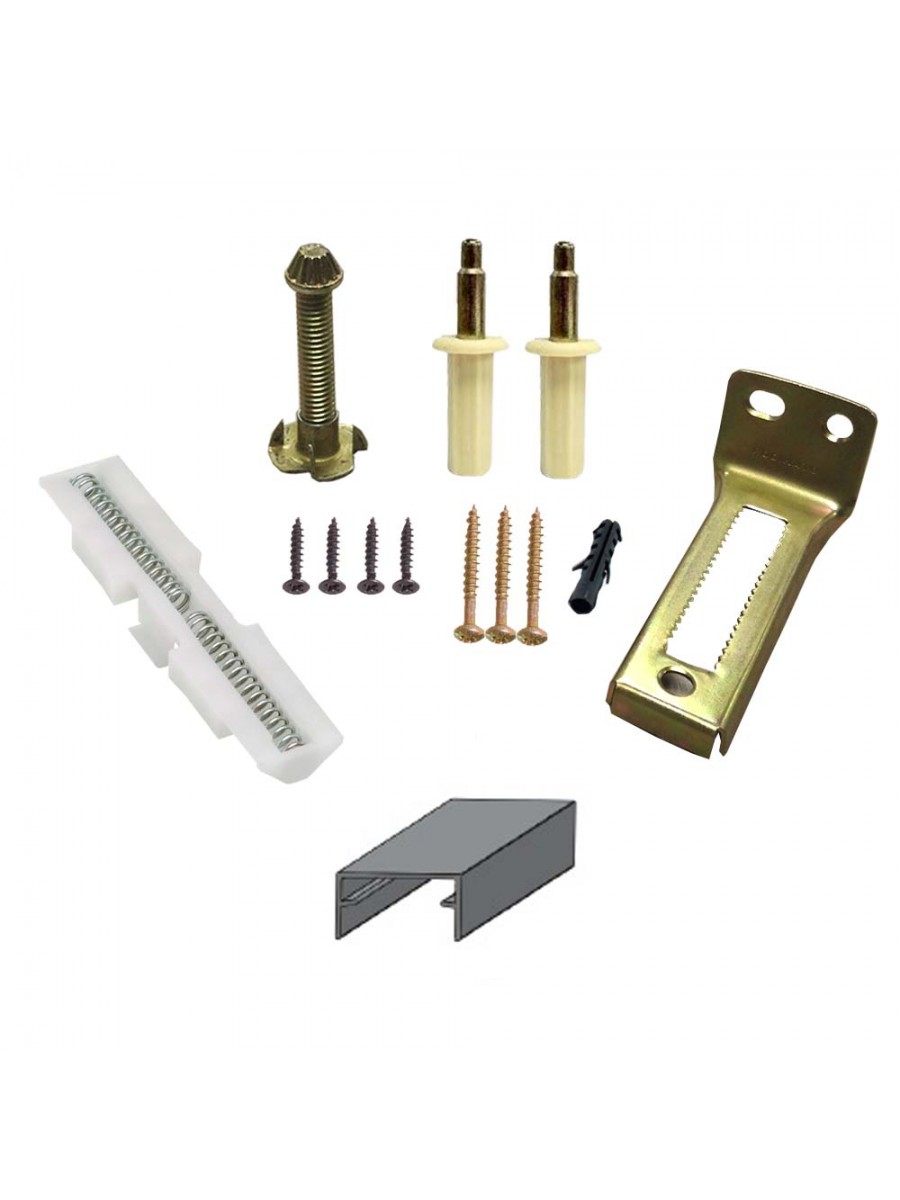 Ferragem Porta Camarão + Trilho