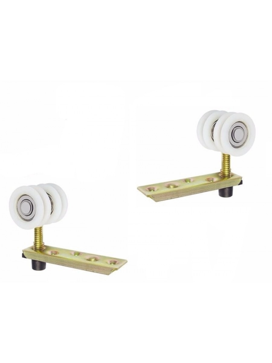 Sistema Deslizante 2R 25 mm para Portas de Madeira Kit para 01 Porta - Rodinato Sistema Deslizante 2R 25 mm para Portas de Madeira Kit para 01 Porta - Rodinato